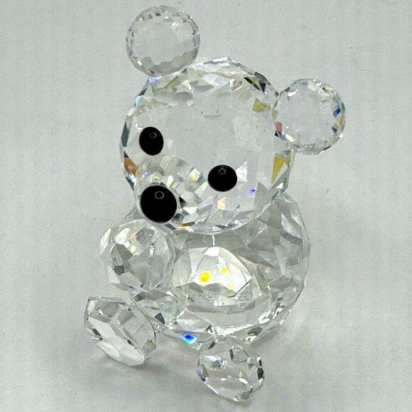 Swarovski  Crystal Sitting Teddy Bear Brilliant Faceted Figurine  7664 NR 044 - Picture 3 of 12